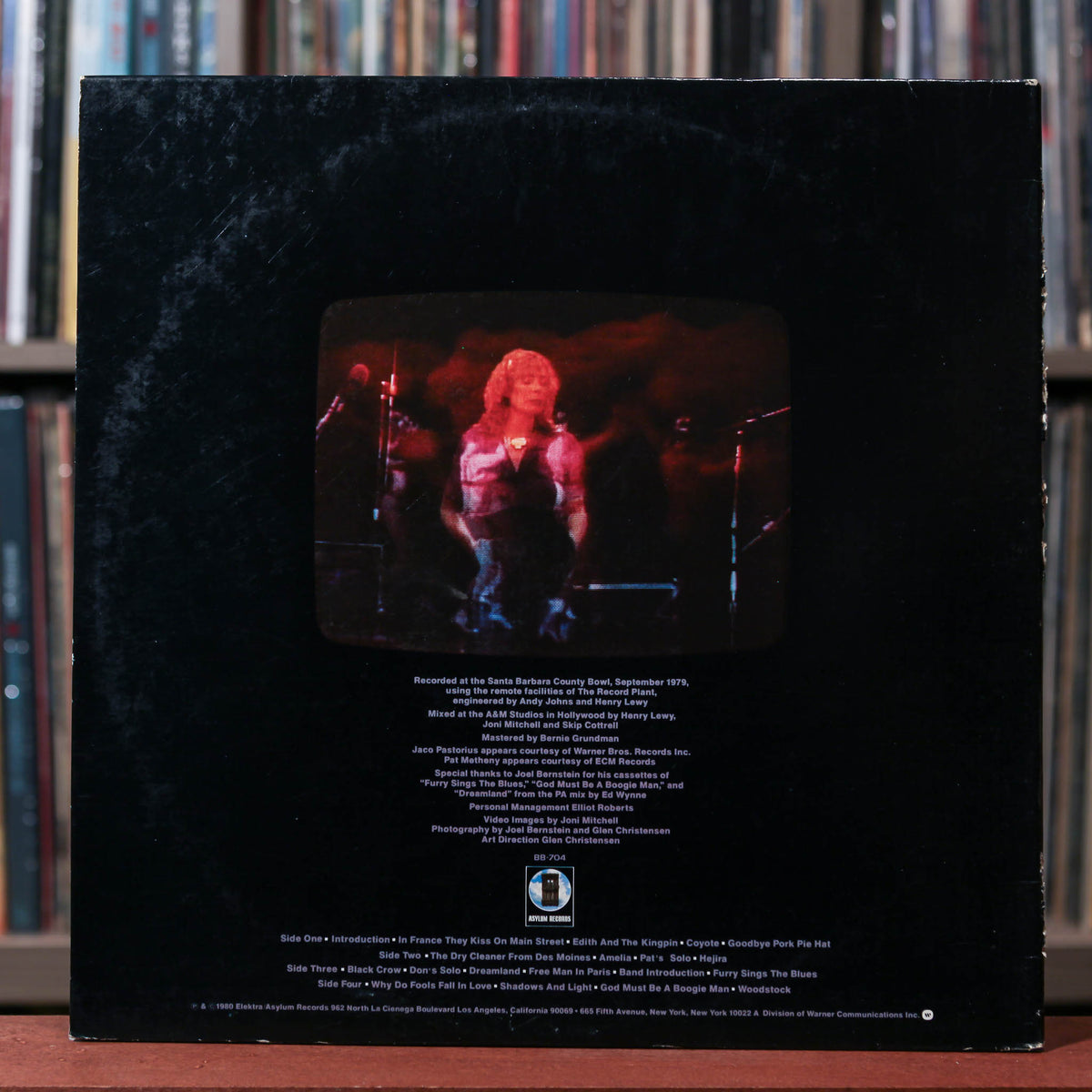 Joni Mitchell - Shadows And Light - 2LP - 1980 Asylum