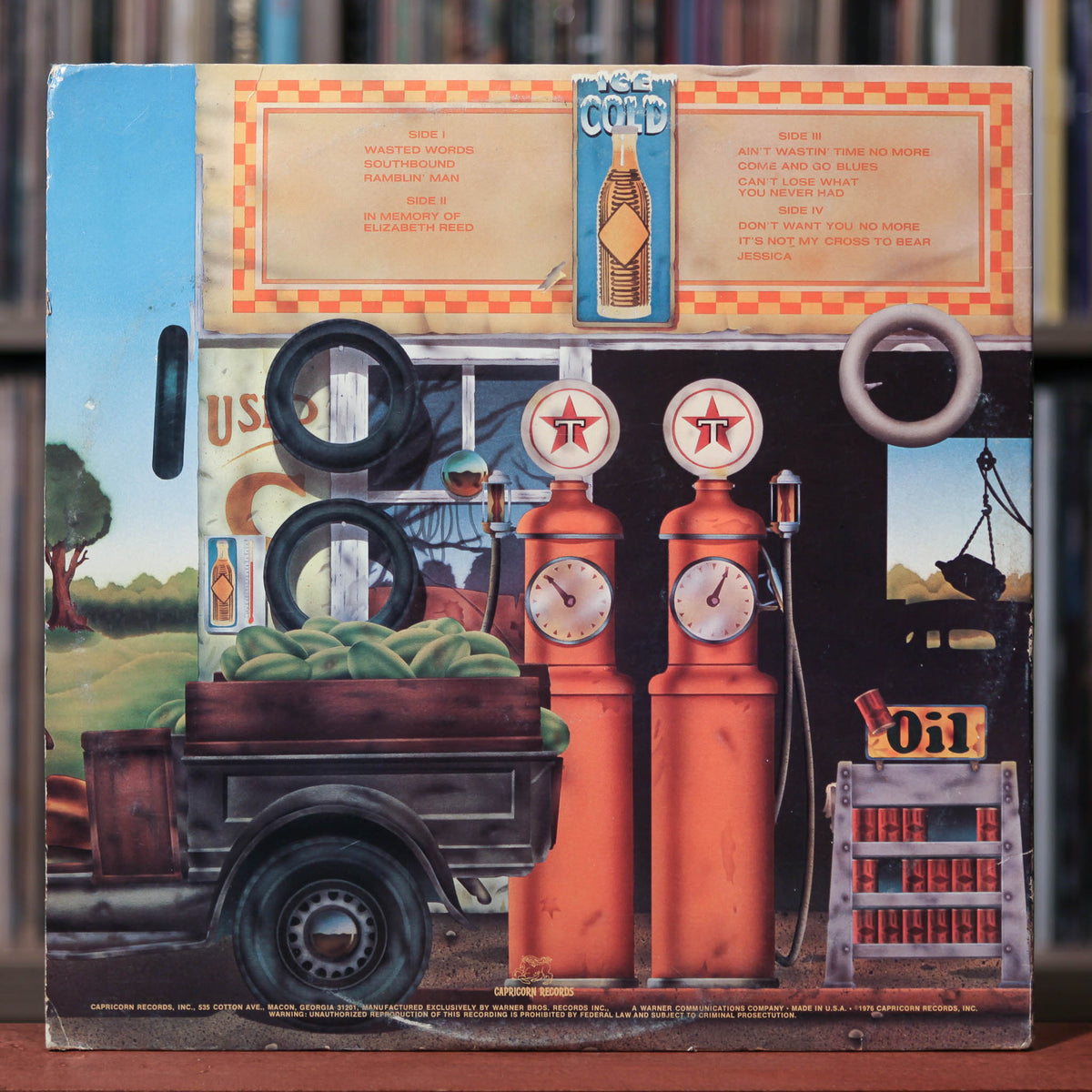 2LP Allman Brothers Band Wipe The Windows　VIP95012PROMO CAPRICORN Japan Vinyl プロモ /00660 Allman Brothers - Wipe The Windows, Check The Oil, Dollar