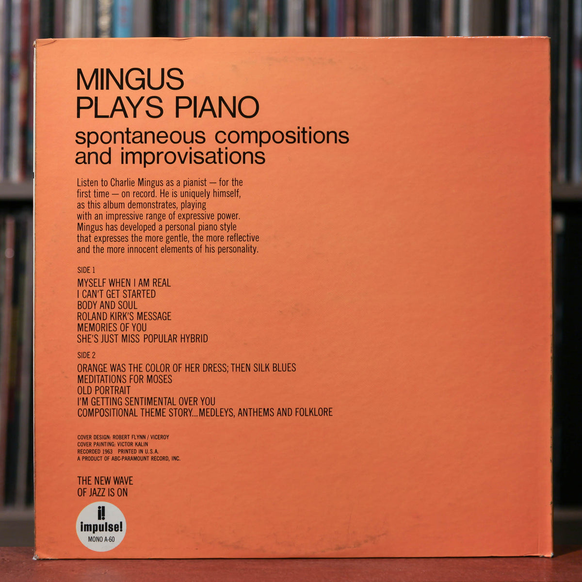 その他 LP/GF Mingus Mingus Plays Piano AS60 IMPULES US /00400 Charles Mingus – Mingus Plays Piano – Vinyl (Gatefold, LP