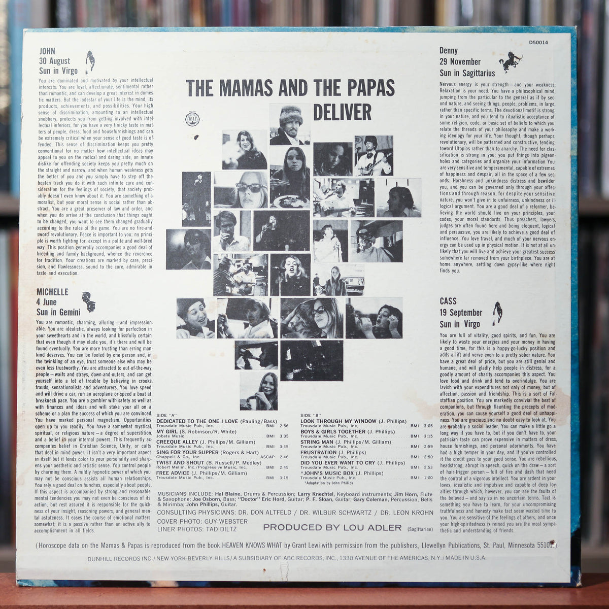 The Mamas & The Papas The Mamas & The Papas Deliver 1967 Dunhill,