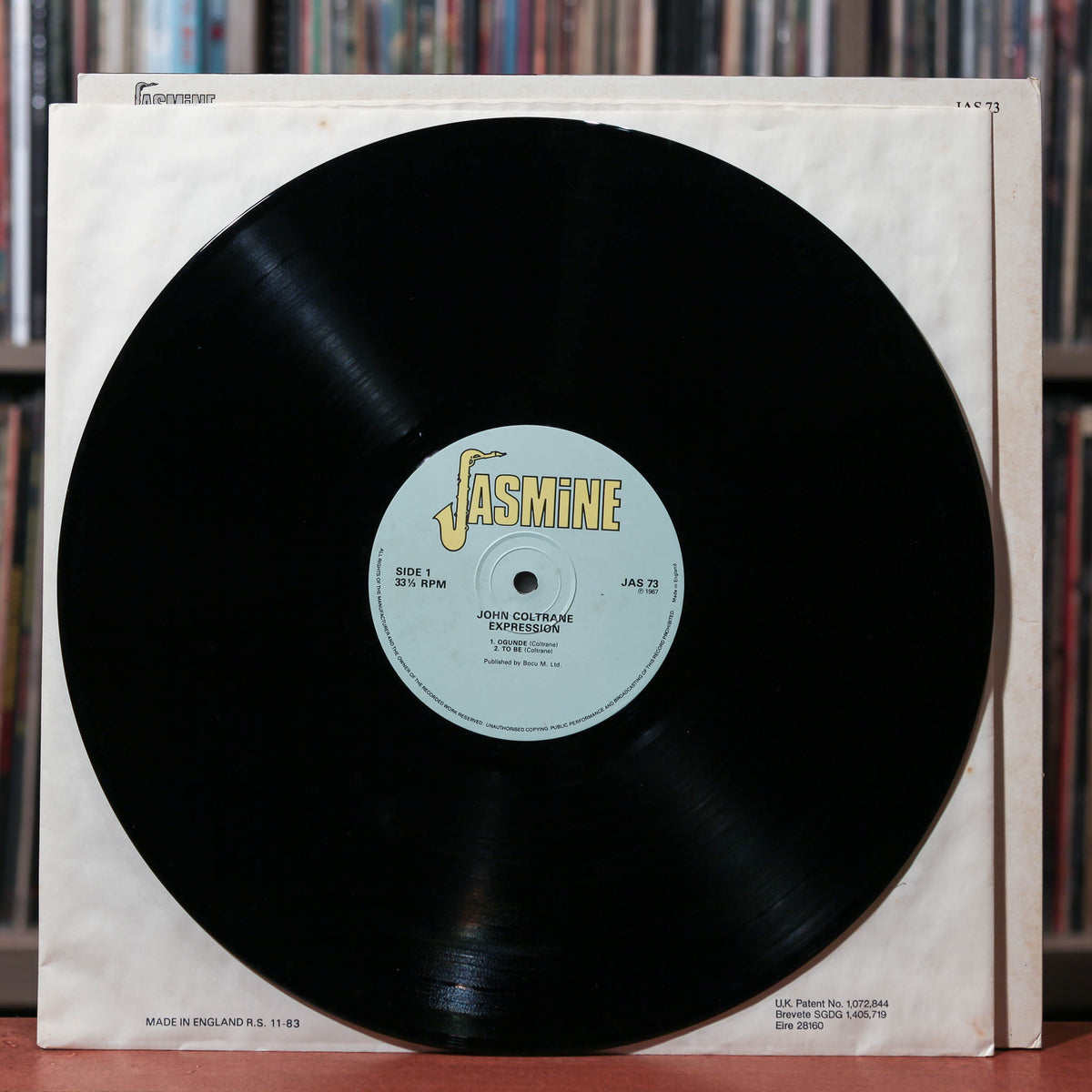 John Coltrane Expression 1984 Jasmine Records, VG+/EX