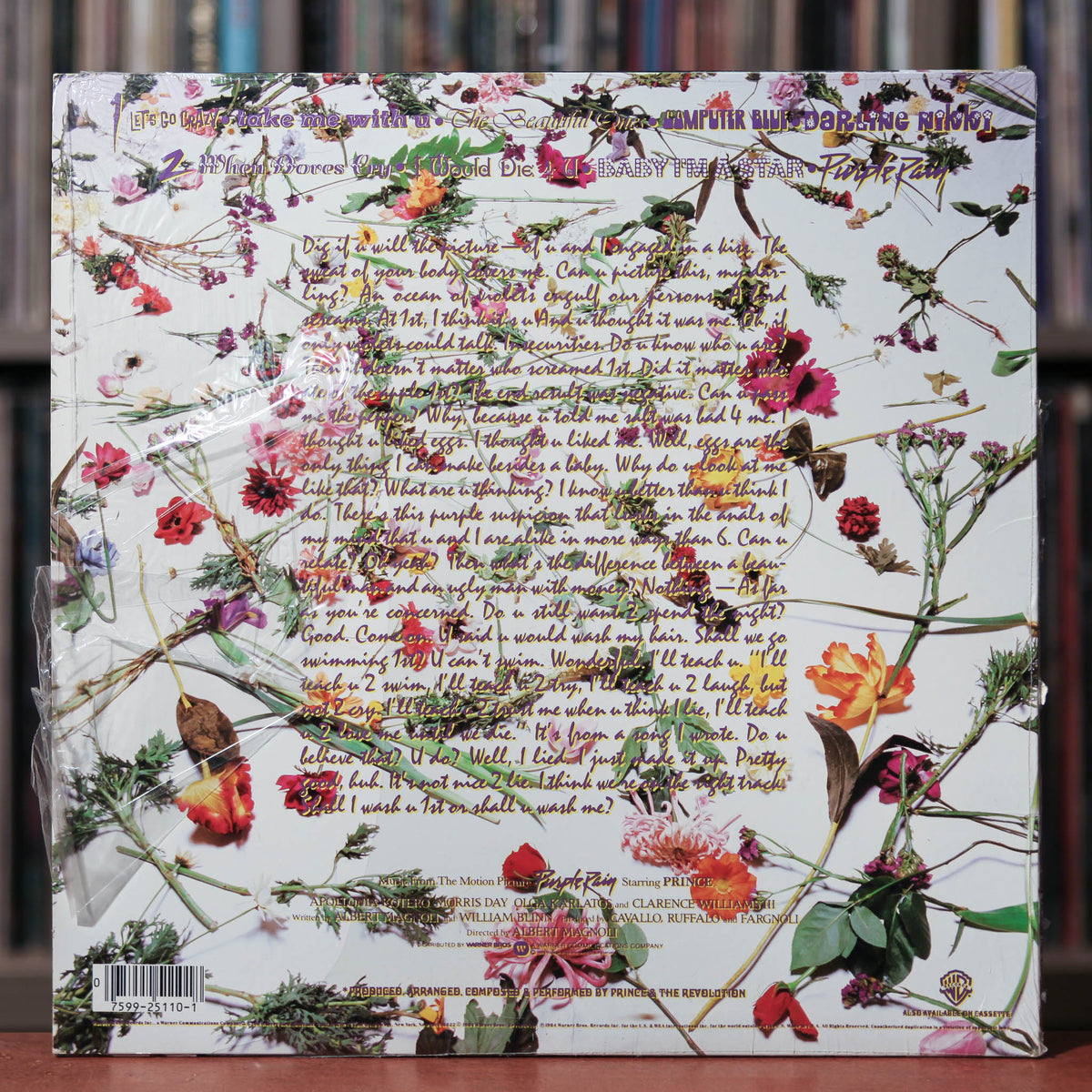 Prince - Purple Rain - 1984 Warner - VG+/VG+ w/Shrink And Hype