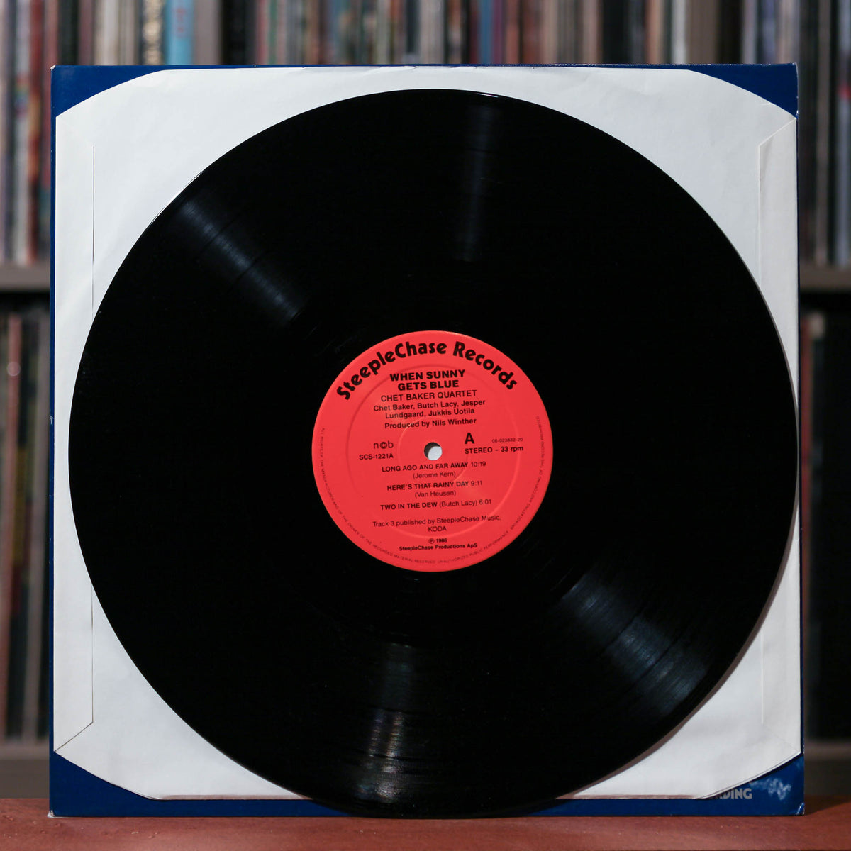 CHET BAKER when sunny gets blue レア　STEEPLE CHASE オリジナル盤　綺麗です。 When Sunny Gets Blue: 0716043122127: TGJones