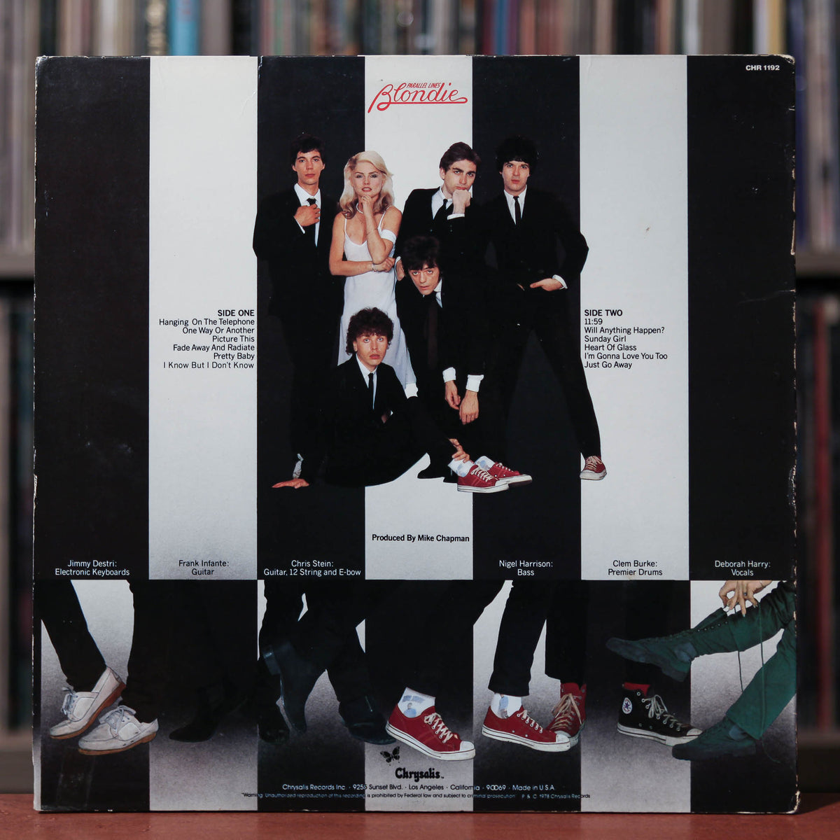 Blondie - Parallel Lines - 1978 Chrysalis, VG/VG