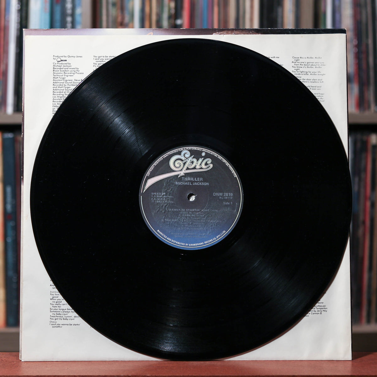 Michael Jackson - Thriller - SOUTH AFRICAN import (MISPRINT) 1982 Epic