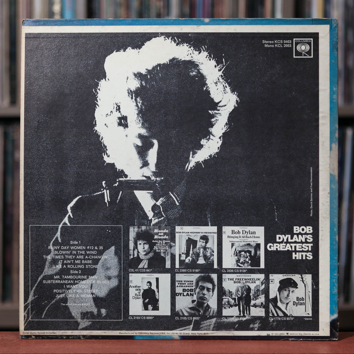 Bob Dylan - Greatest Hits - 1978 Columbia, VG/VG+
