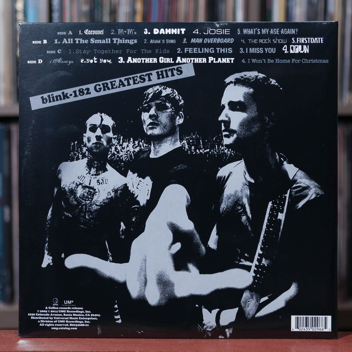欧2discs LP Blink-182 Greatest Hits 006024350029641 Geffen Records, Universal Music Group /00660 blink-182 - Greatest Hits 2LP - Interscope Records