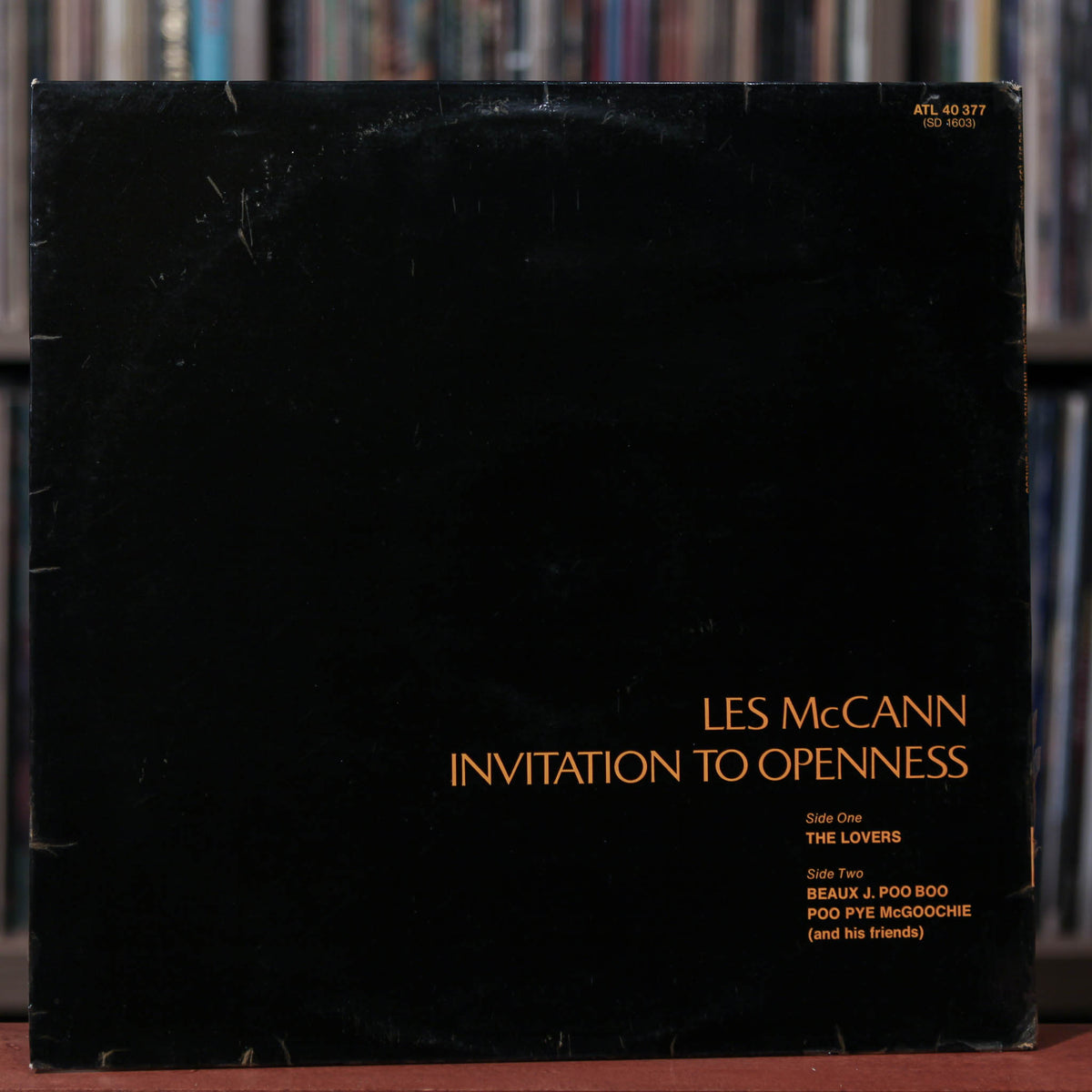 Les McCann - Invitation To Openness - 1972 Atlantic, VG/VG+