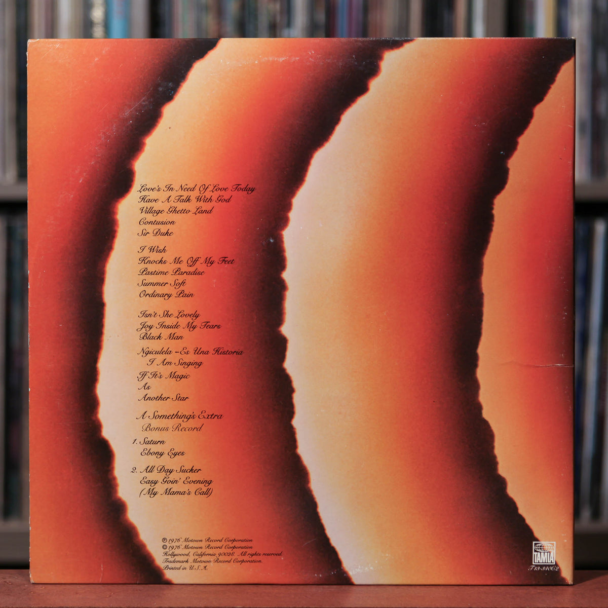 Stevie Wonder - Songs In The Key Of Life - 2LP - 1976 Tamla, VG+/VG+ w