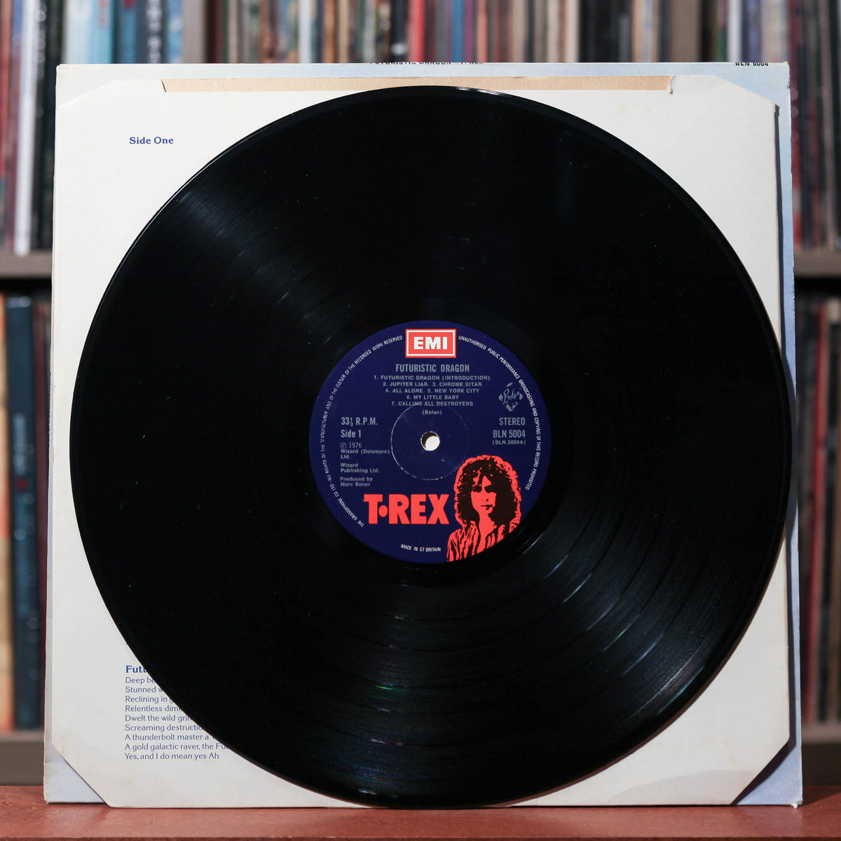 T. REX★Futuristic Dragon UK EMI オリジナル T. Rex - Futuristic Dragon - UK import 1976 T. Rex, VG/VG
