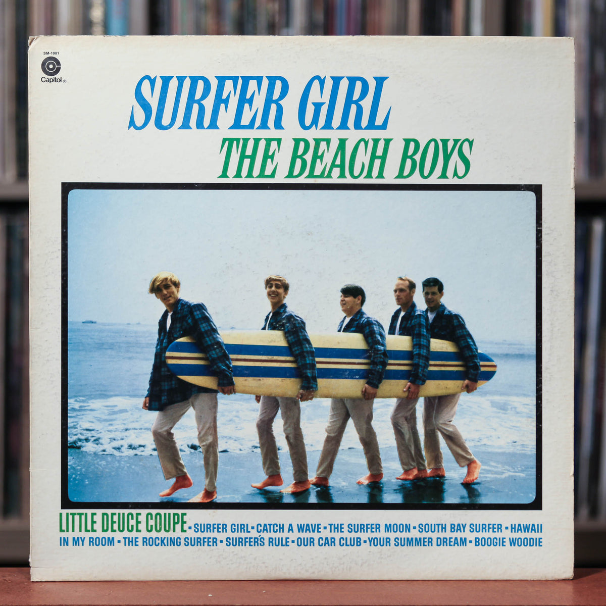 The Beach Boys - Surfer Girl - 1976 Capitol, EX/EX