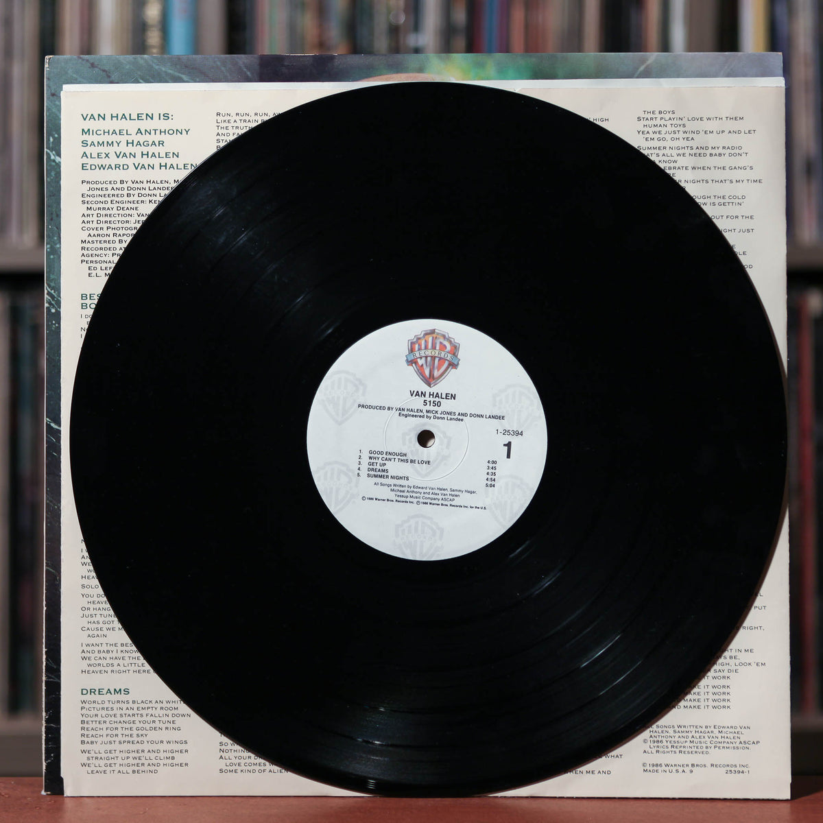 Van Halen - 5150 - 1986 Warner Bros, VG+/VG+