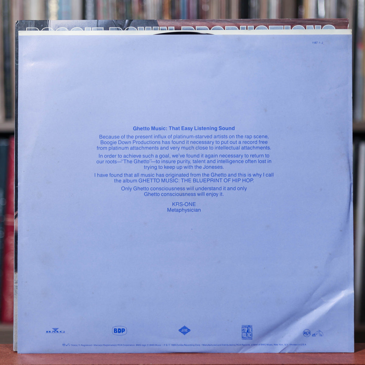 Boogie Down Productions Ghetto Music The Blueprint Of Hip Hop 198