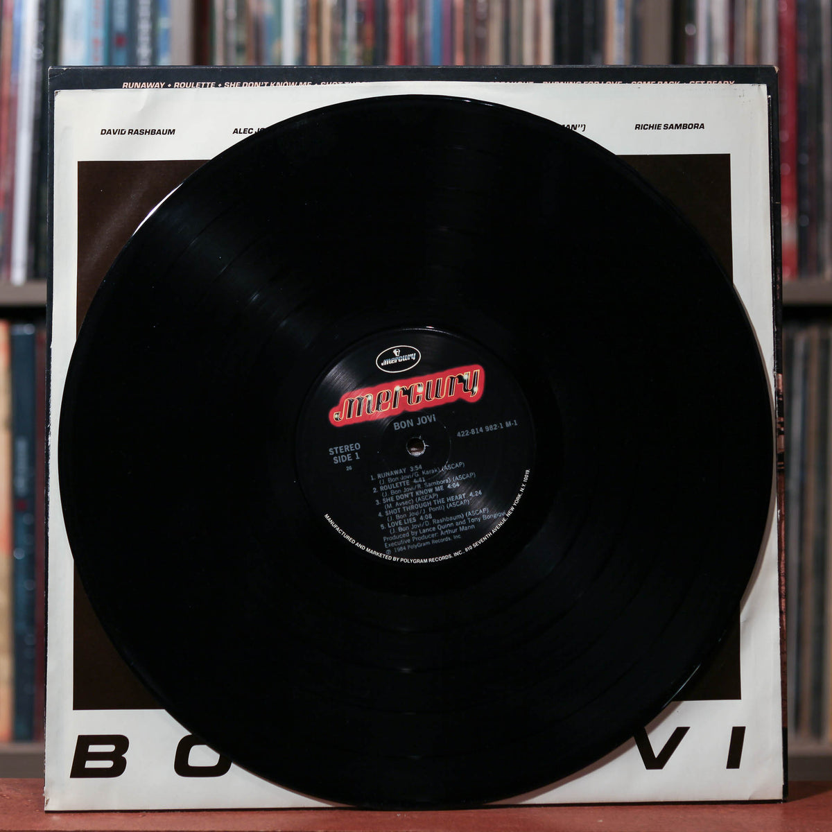 Bon Jovi - Bon Jovi - 1984 Mercury, EX/EX