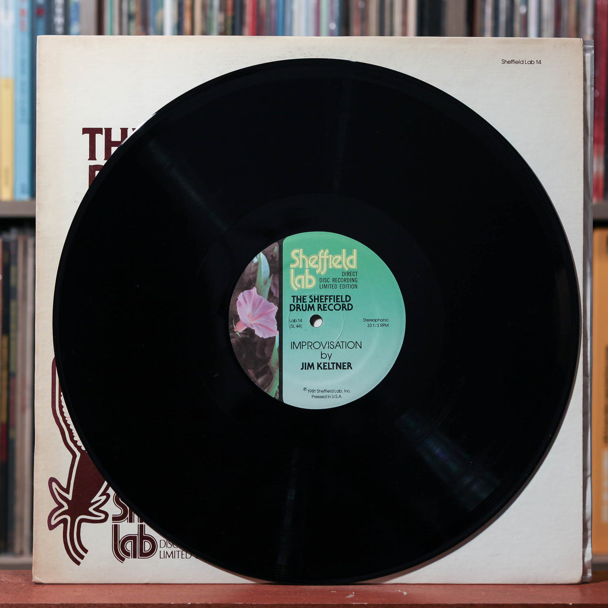 Jim Keltner - The Sheffield Drum Record - 1981 Sheffield Lab, VG+/EX