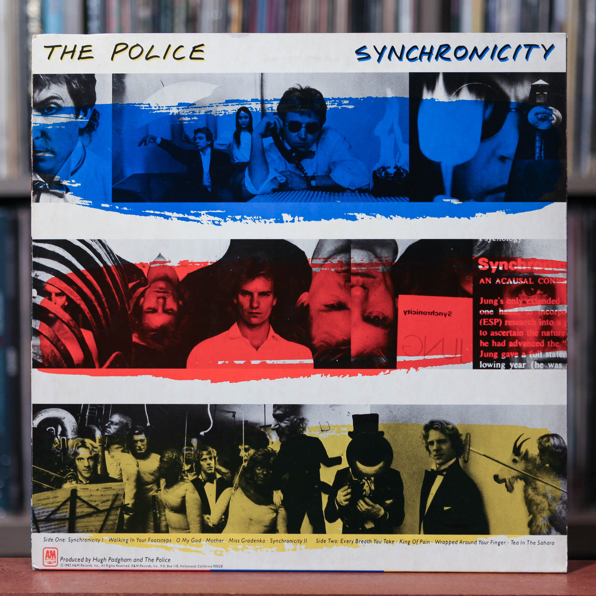 the Police - Synchronicity 1983 A1 ポスター 1983 The Police The Fixx Rupp Arena Lexington Poster