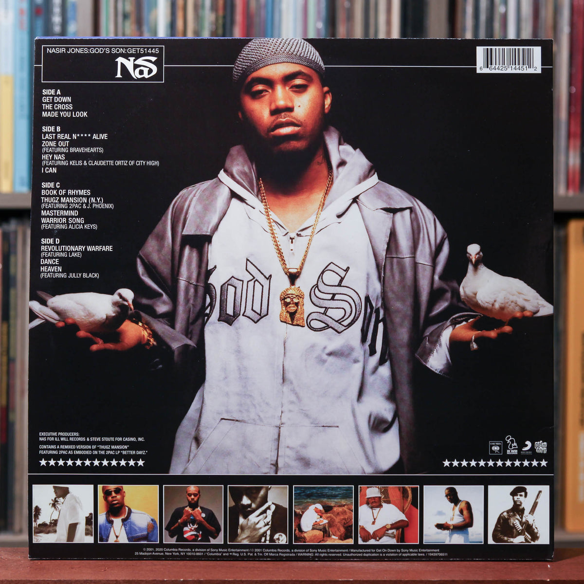 Nasir Jones - God's Son - 2LP BLUE & WHITE SWIRL 2020 Get On