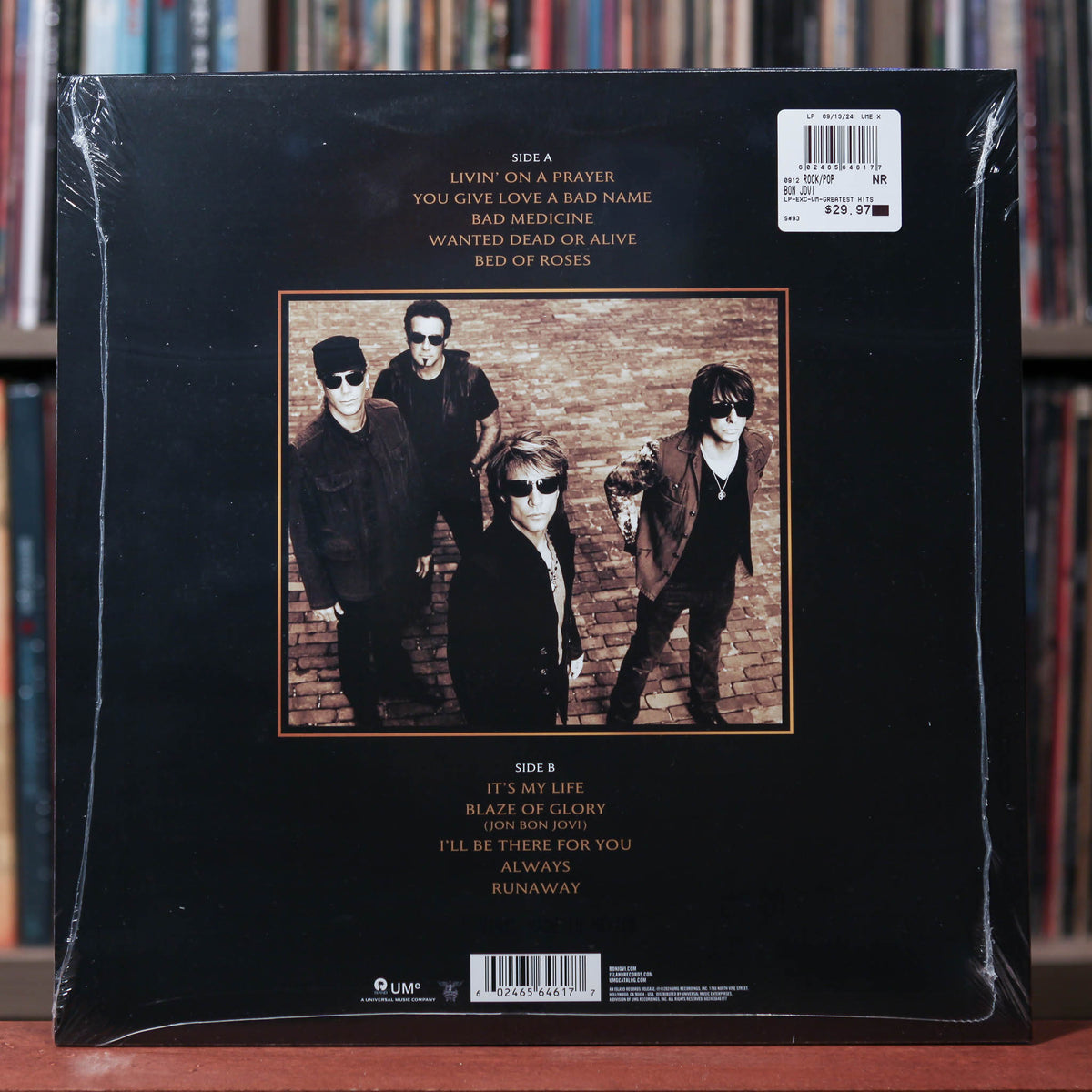 Bon Jovi - Bon Jovi - Greatest Hits - Black & Gold Spatter Vinyl - 202