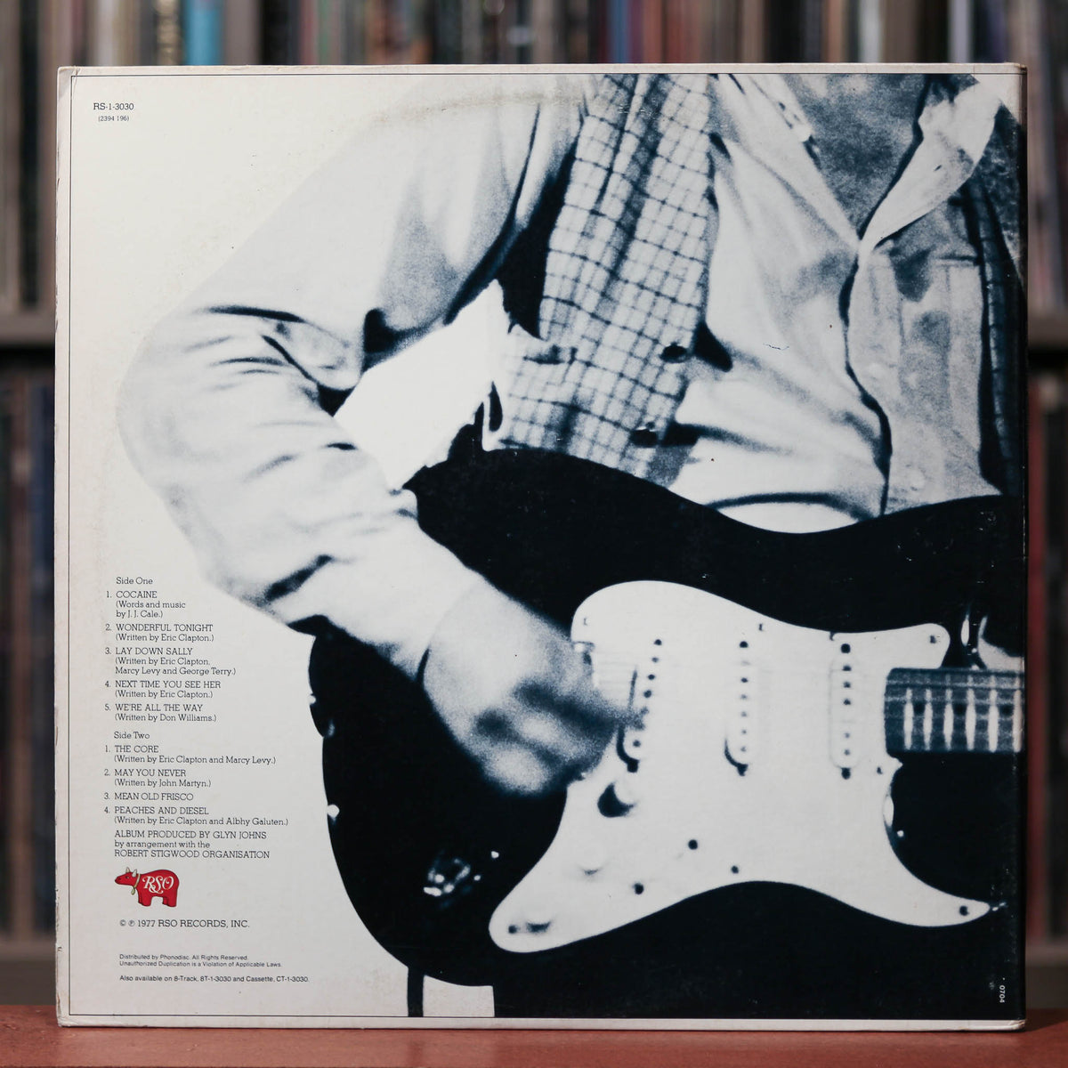 UK盤 Eric Clapton Slowhand レコード LP Vinyl Eric Clapton - Slowhand - 1977 RSO, VG+/VG