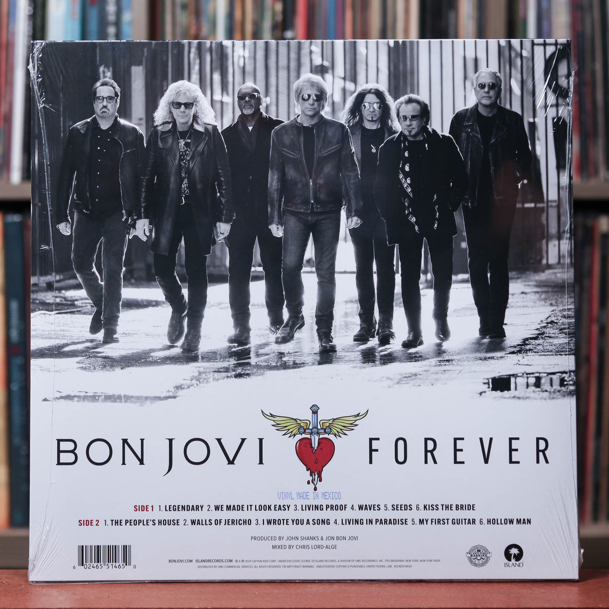 Bon Jovi - Forever - Red & Clear Split Vinyl - 2024 Island Records, SE