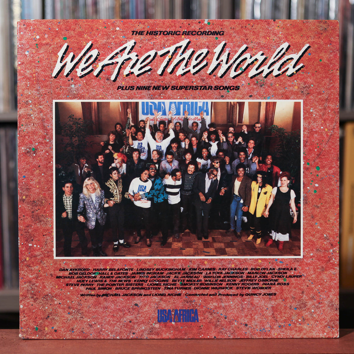 USA For Africa - We Are The World - 1985 Columbia, EX/EX