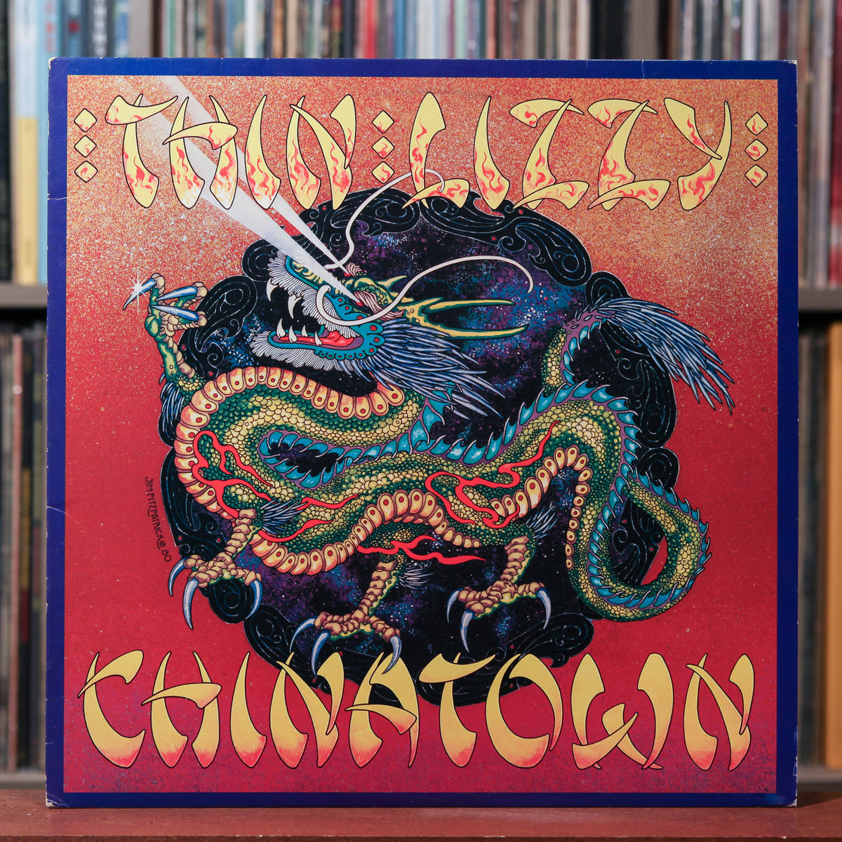 Thin Lizzy - Chinatown - 1980 Warner Bros. Records, VG+/EX