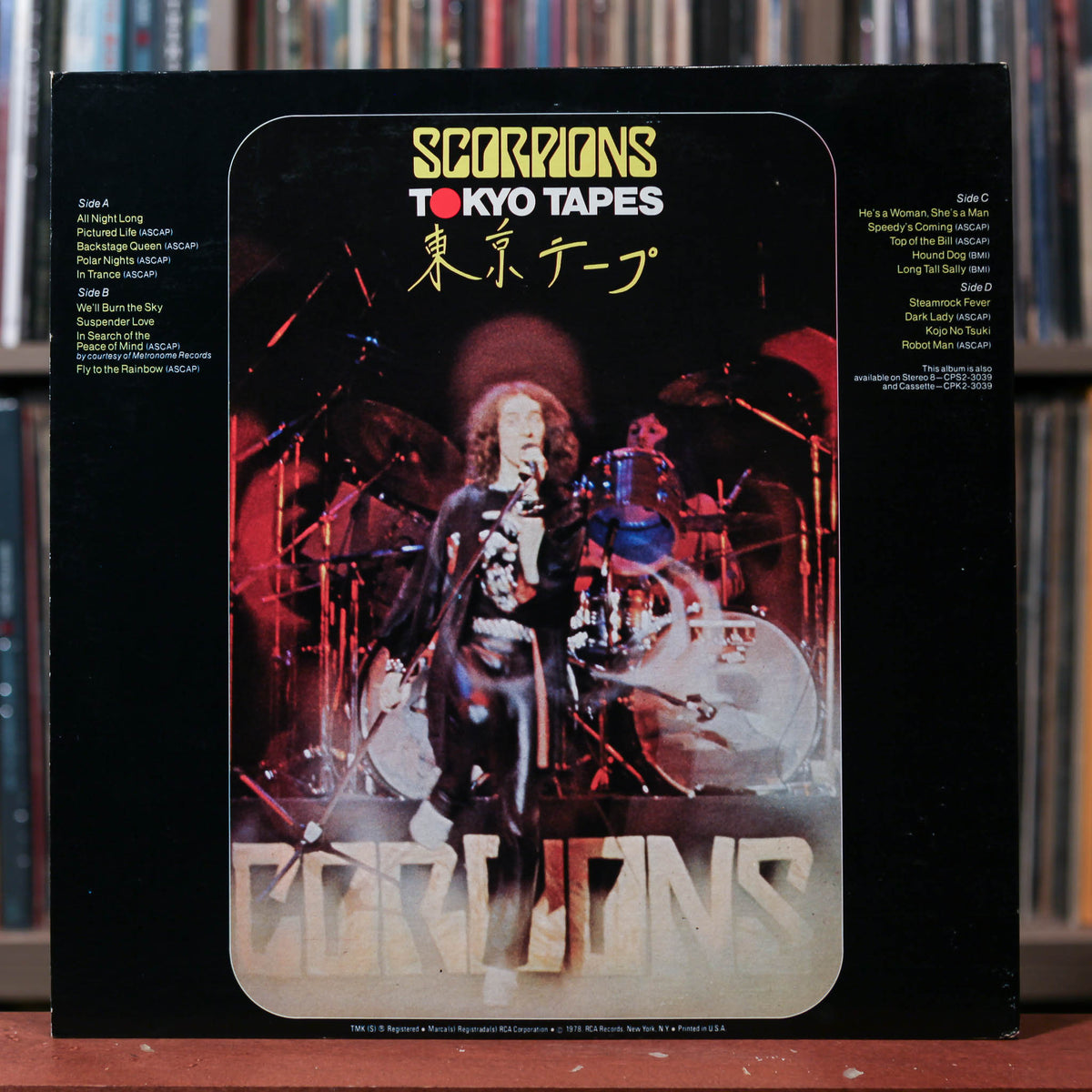 JAPAN Scorpions ‎– Tokyo Tapes 1978 NEAR MINT 2LP RCA-9147