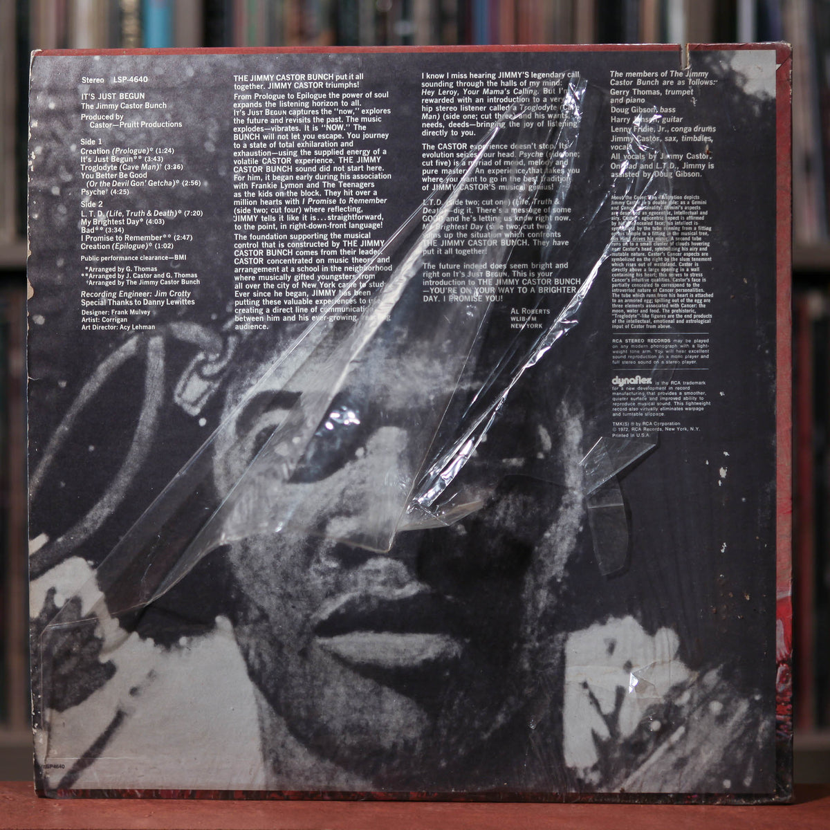 The Jimmy Castor Bunch - It's Just Begun - 1972 RCA Victor, VG+/EX w/S