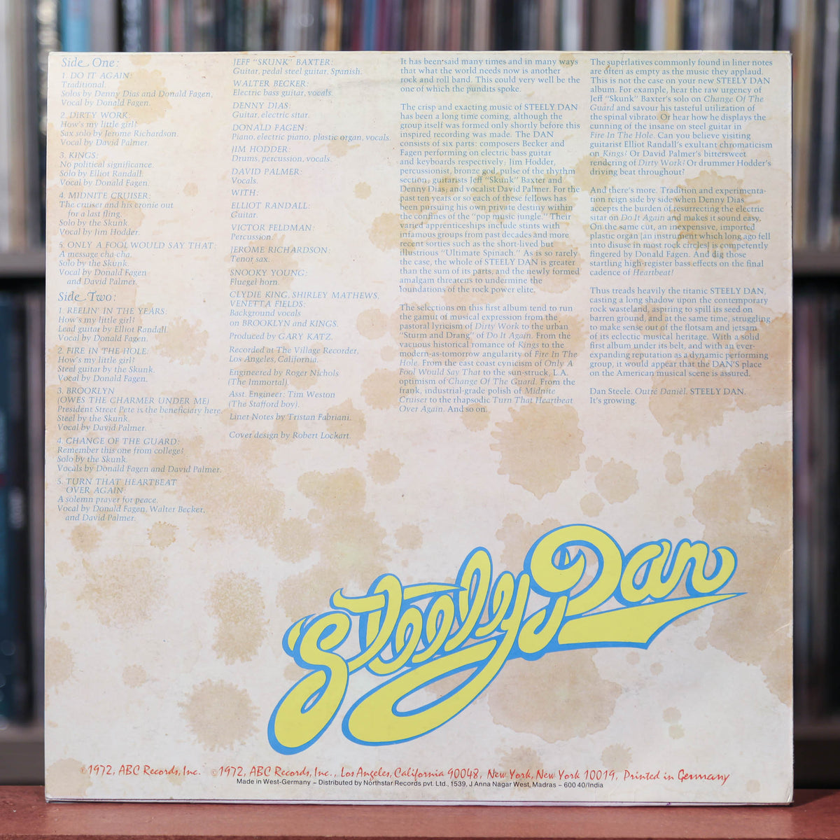 Steely Dan - Can't Buy A Thrill - RARE German Import - 1972