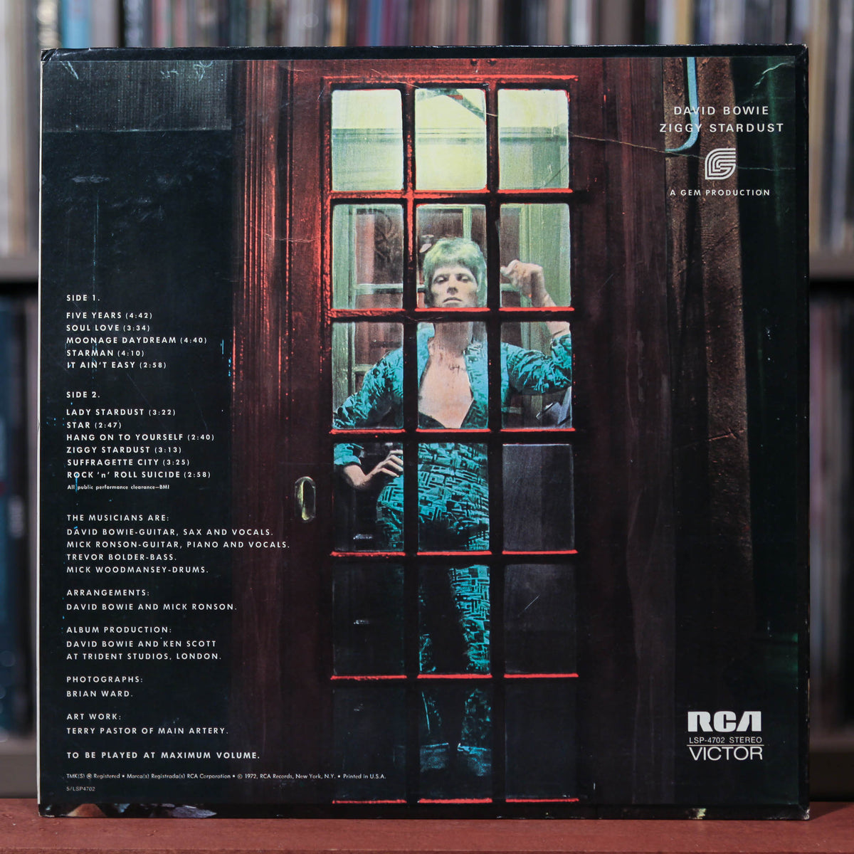 David Bowie - The Rise And Fall Of Ziggy Stardust - Indianapolis Press