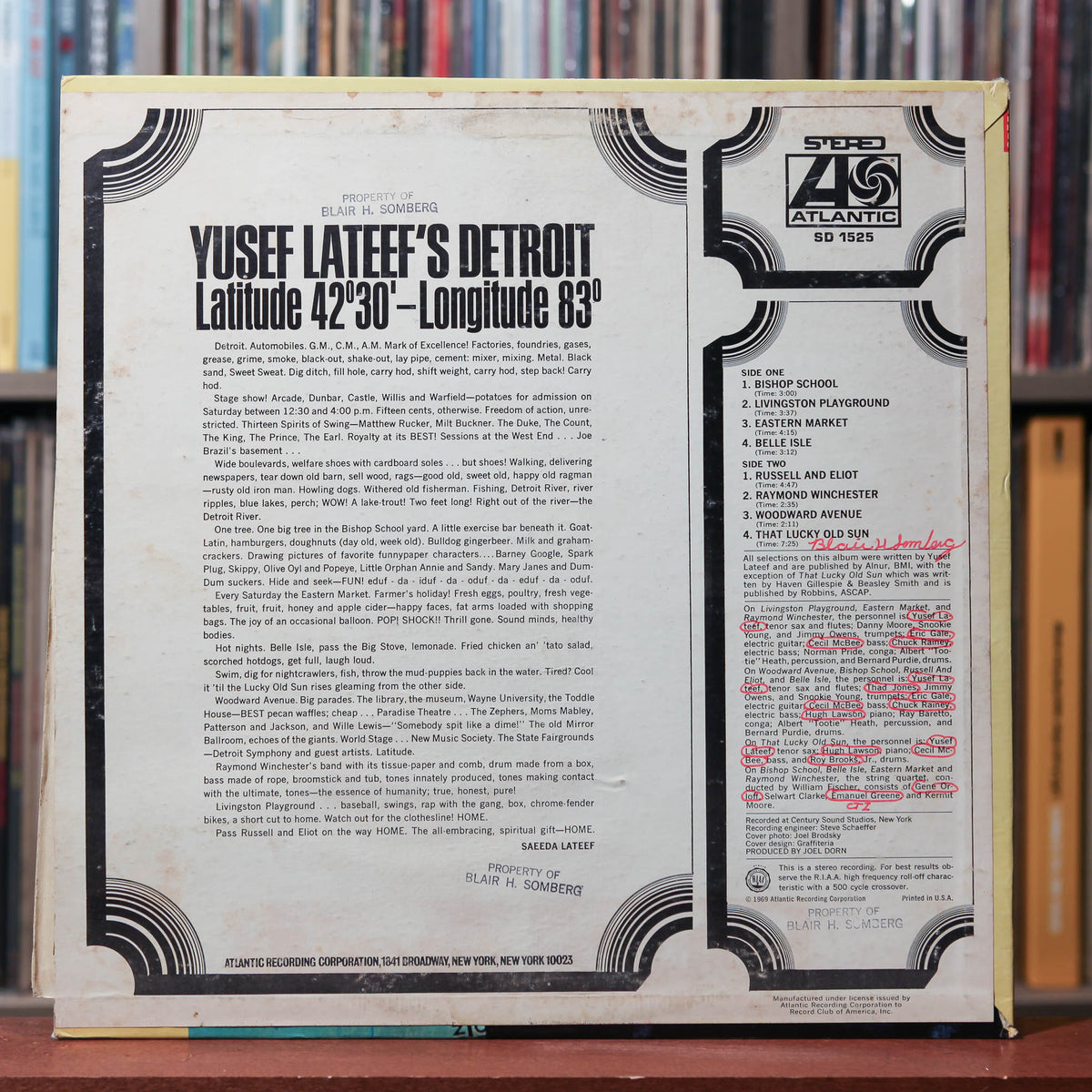 Yusef Lateef - Yusef Lateef's Detroit Latitude 42° 30' Longitude 83° -