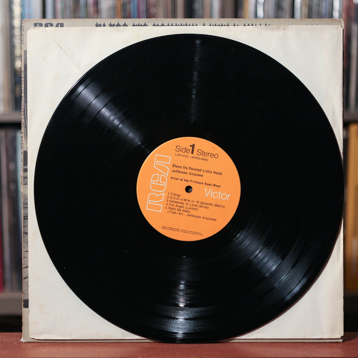 Jefferson Airplane Bless Its Pointed Little Head 1969 RCA, VG/EX