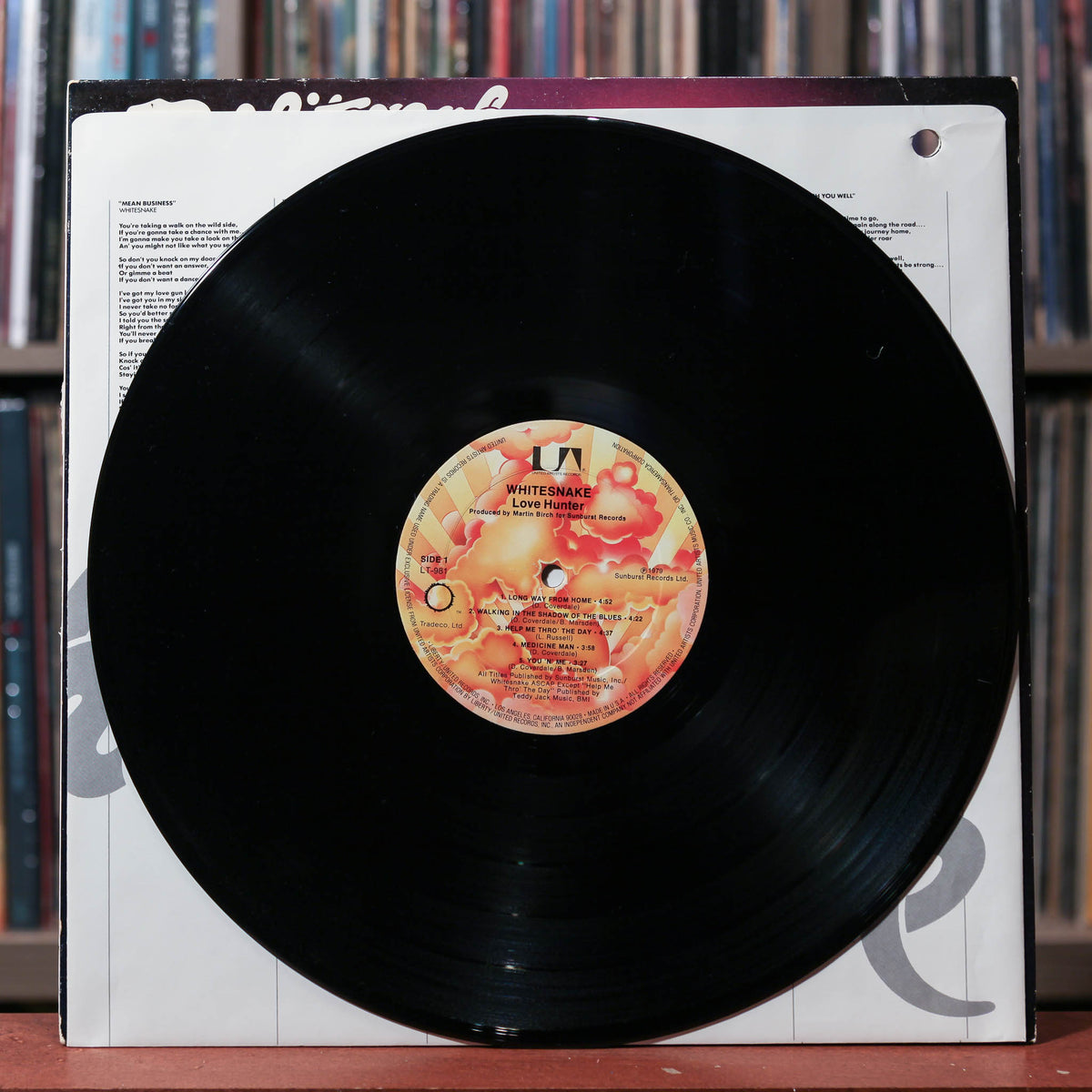 ★whitesnake★出品　VARIAL 79 単品 Whitesnake - Lovehunter - 1979 United Artists Records, VG+/VG+