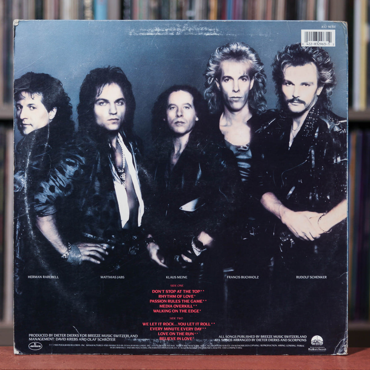 Scorpions - Savage Amusement - 1988 Mercury, VG/VG