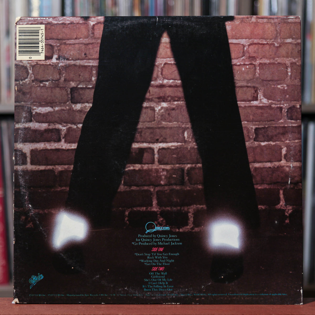 Michael Jackson - Off The Wall - 1979 Epic, VG/VG+