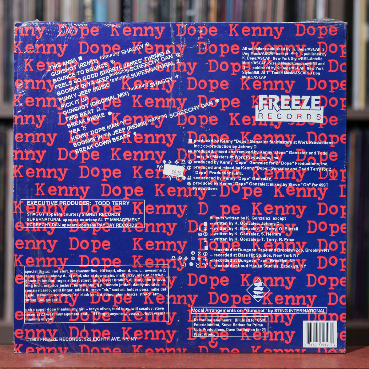 Kenny Dope - The Unreleased Project - 1993 Freeze, VG+/VG+