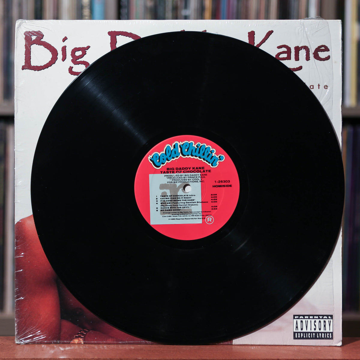 米LP Big Daddy Kane Taste Of Chocolate 126303 COLD CHILLIN /00260 Big Daddy Kane - Taste Of Chocolate - 1990 Cold Chillin', VG/VG