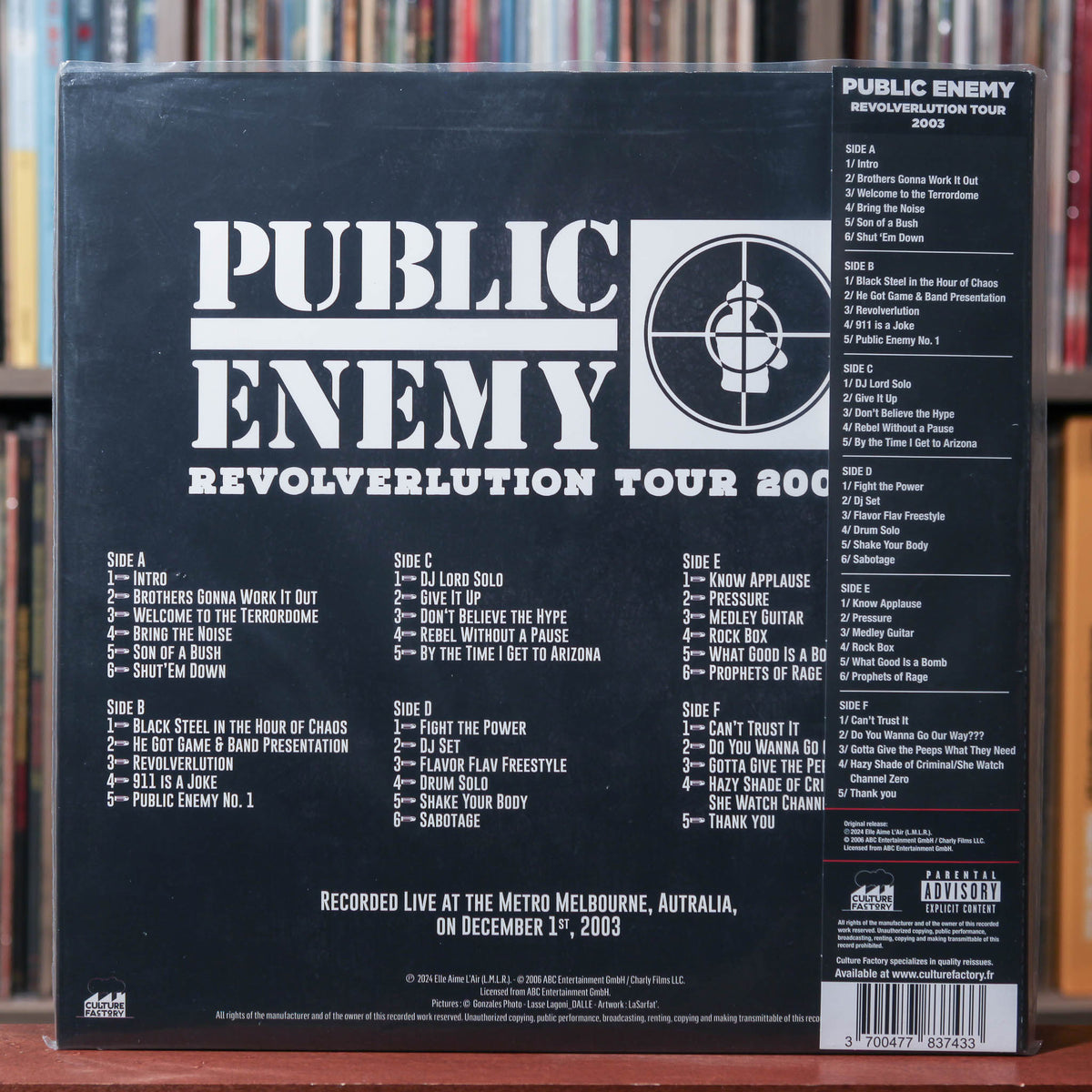 Public Enemy「Revolverlution Tour 2003」 Amazon.com: Revolverlution Tour 2003: CDs & Vinyl
