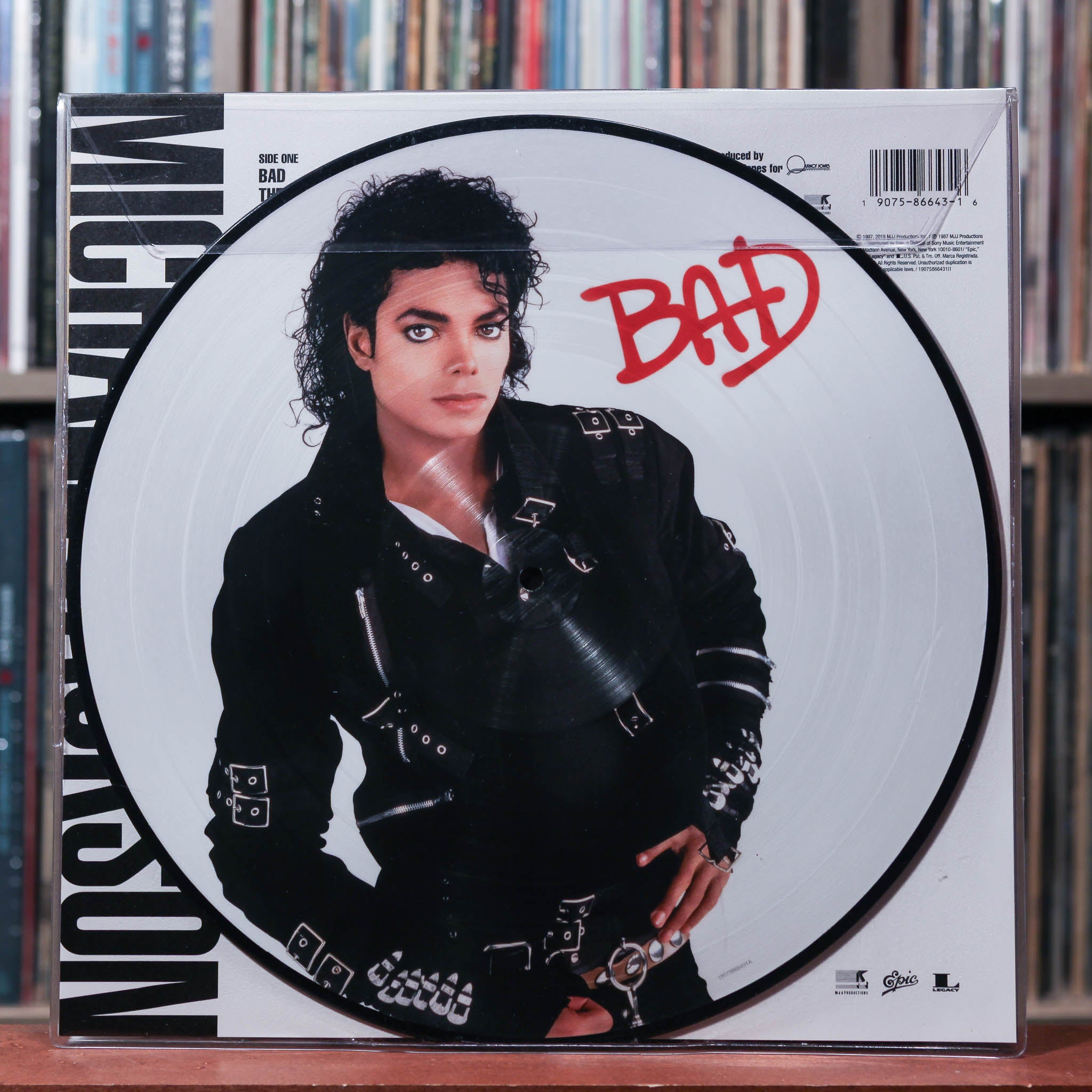 Michael Jackson - Bad - Limited Edition Picture Disc - 2018 MJJ Produc