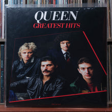 Load image into Gallery viewer, Queen - Greatest Hits - RED &amp; OTRANGE SWIRL Vinyl - 2LP 2020 Hollywood, VG+/NM 1
