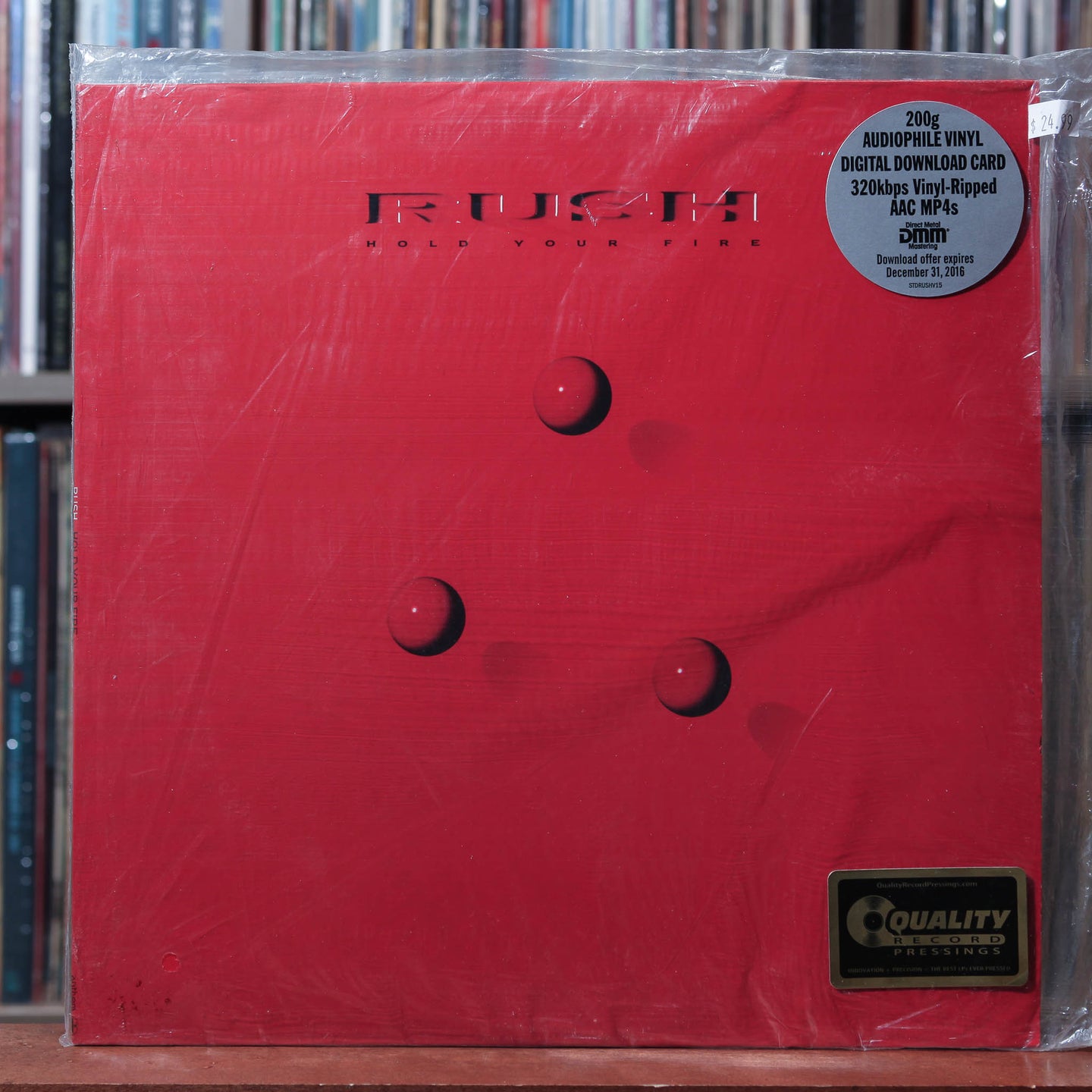 ウ*バ様 ラッシュ　RUSH Hold Your Fire バンドスコア Rush - Hold Your Fire - w/ SHRINK HYPE - Europe 2015 Mercury, NM/NM