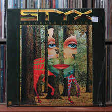 Load image into Gallery viewer, Styx - The Grand Illusion - TRANS GREEN Vinyl - POSTER SHRINK 2015 A&amp;M, NM/VG+ 1
