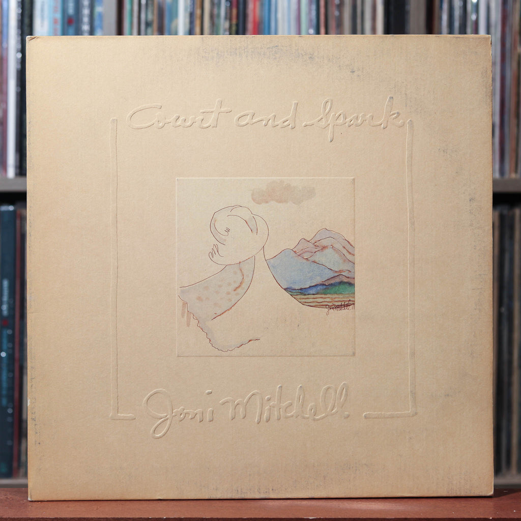 Joni MITCHELL★Court And Spark UK Asylum Joni Mitchell - Court And Spark - 1974 Asylum, VG/VG