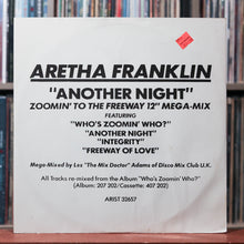 Load image into Gallery viewer, Aretha Franklin - Another Night (Zoomin' To The Freeway 12" Mega-Mix) - UK 1986 Arista, VG+/VG 1
