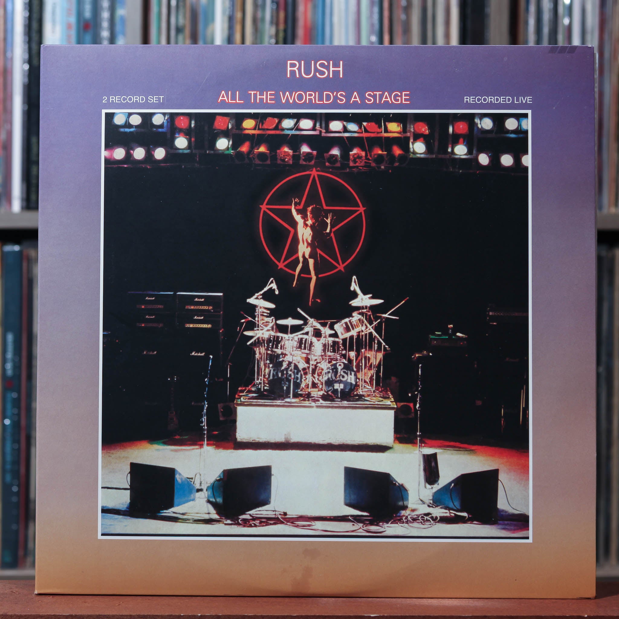 Rush - All The World's A Stage - 2LP USA & Canada 2015 Anthem, EX/EX
