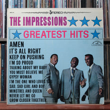 Load image into Gallery viewer, The Impressions - Greatest Hits - 1965 ABC-Paramount, VG/VG+ 1
