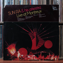 Load image into Gallery viewer, The Sun Ra Arkestra Live At Montreux W/ PRESS RELEASE 2LP 1978 Inner City VG/EX 2
