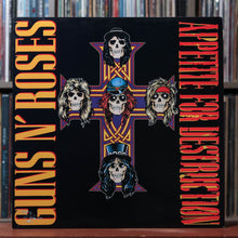 Load image into Gallery viewer, Guns N' Roses - Appetite For Destruction - W/ STICKER 1987 Geffen, VG/VG 1
