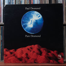 Load image into Gallery viewer, Paul Desmond - Pure Desmond - WHITE LABEL PROMO - 1975 CTI, VG/EX 1
