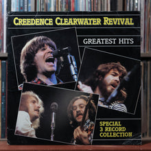 Load image into Gallery viewer, Creedence Clearwater Revival - Greatest Hits 3LP 1985 Warner Special Products VG 1
